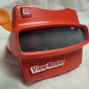 1980s View Master 3d Toy in Red Viewmaster View Master 90s Toys Game Viewer  Slides 