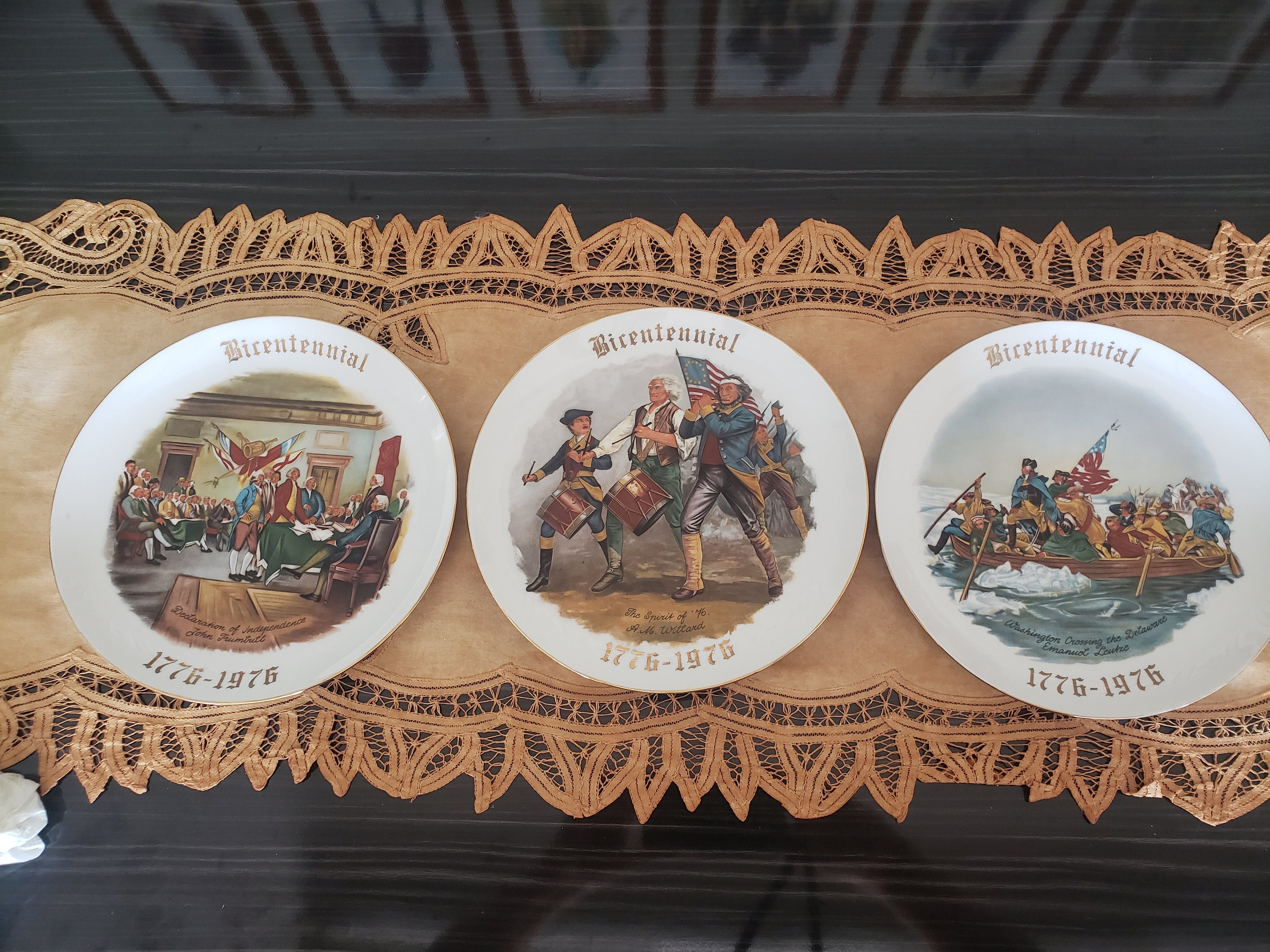 C625 記念プレート 1976年 下関工場 Bicentennial 1776-1976 Declaration of Independence China