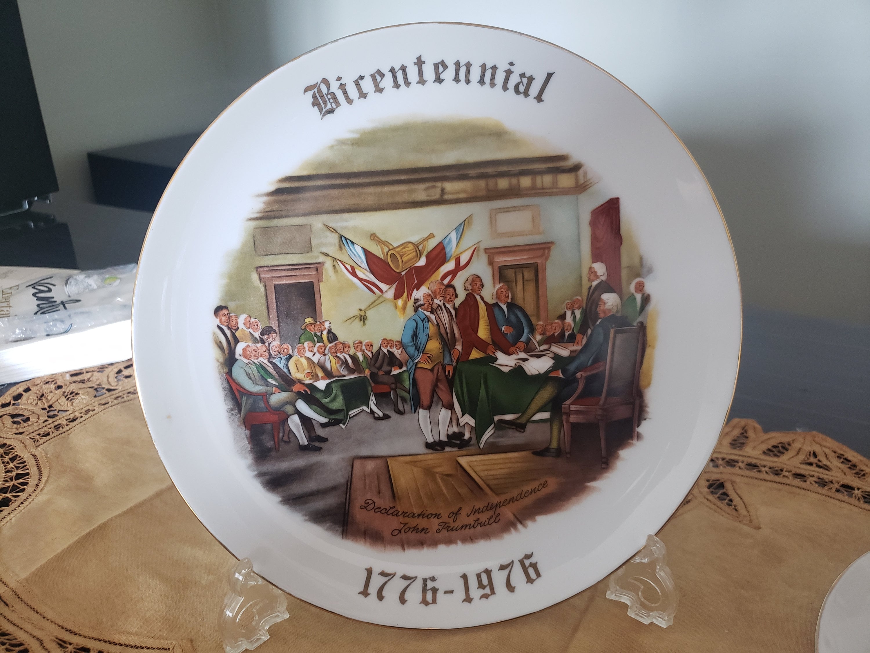 Declaration of Independence Plate - Etsy