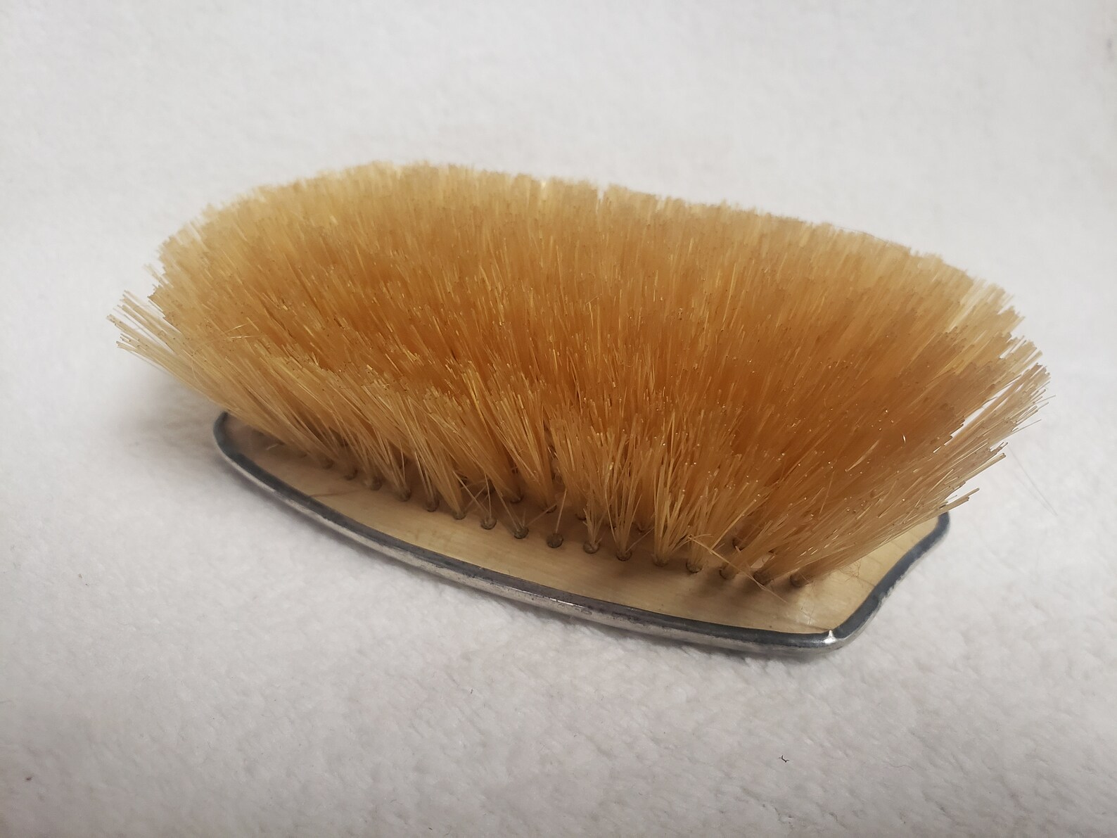 Vintage 1800's Sterling Silver Horsehair Clothes Brush Etsy