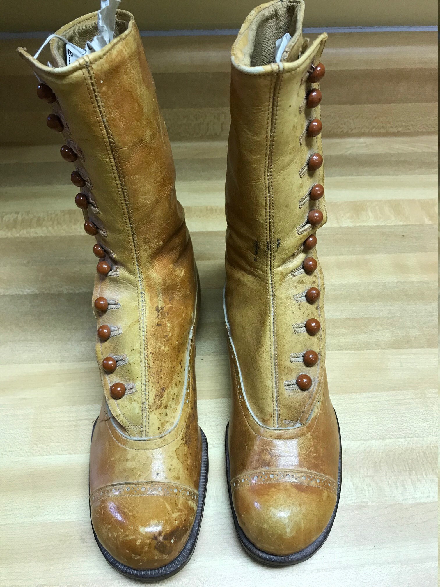 vintage button boots