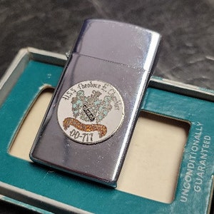 Navy Ship USS Theodore E. Chandler Unused Lighter in Original Box made in San Diego Cal.