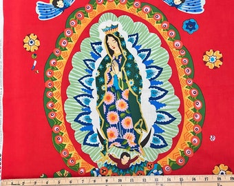 Our Lady of Guadalupe 23" Cotton Fabric Panel by Alexander Henry