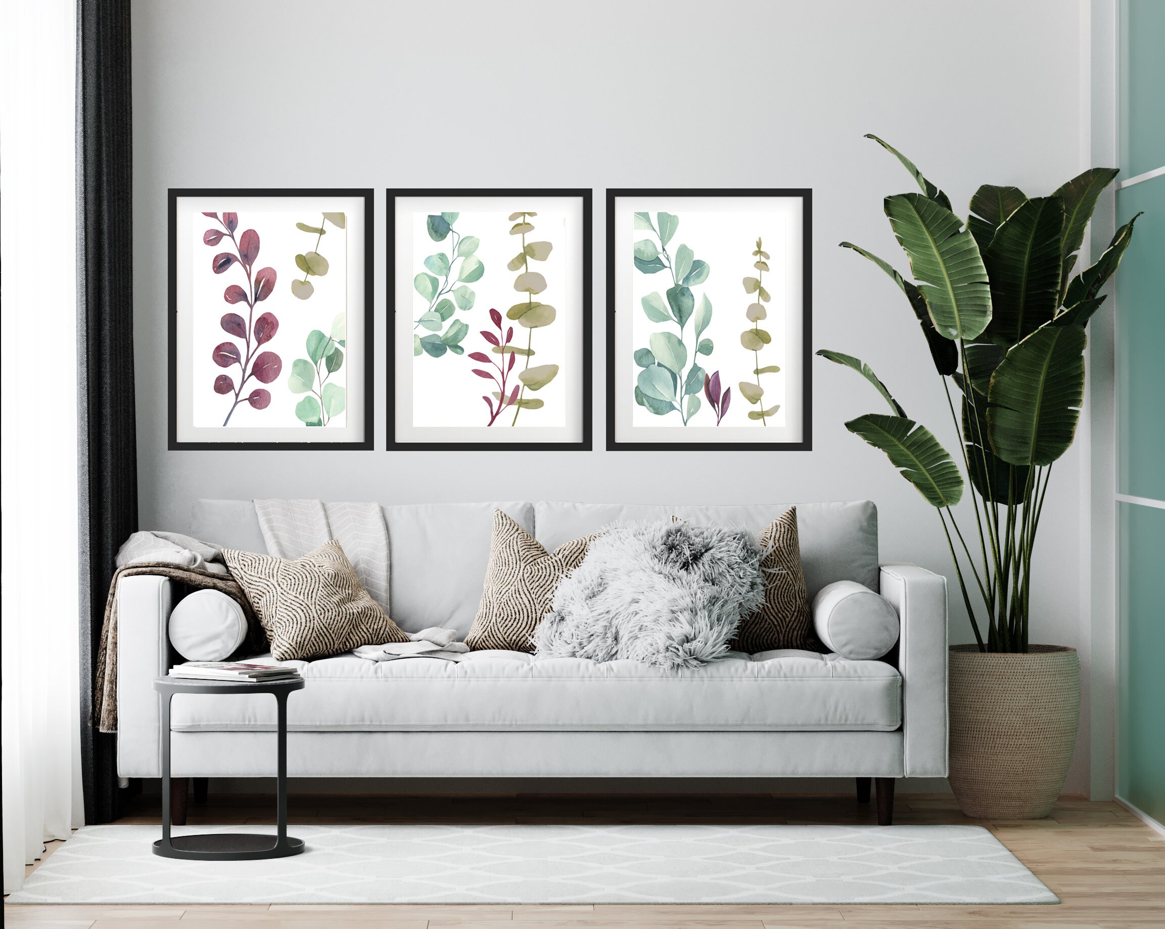Bathroom Art Bathroom Wall Decor Botanical Wall Art Etsy