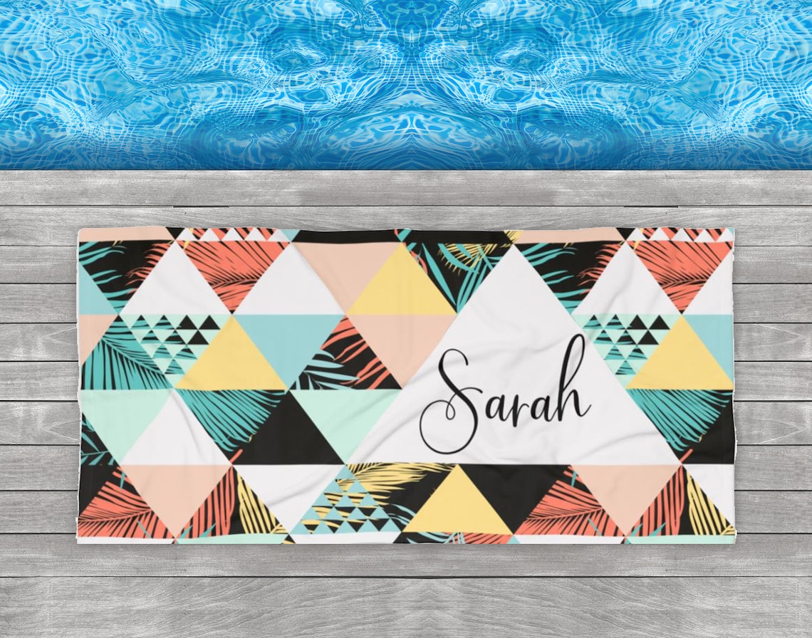 Bachelorette Party Personalized Beach Towels Bachelorette Etsy