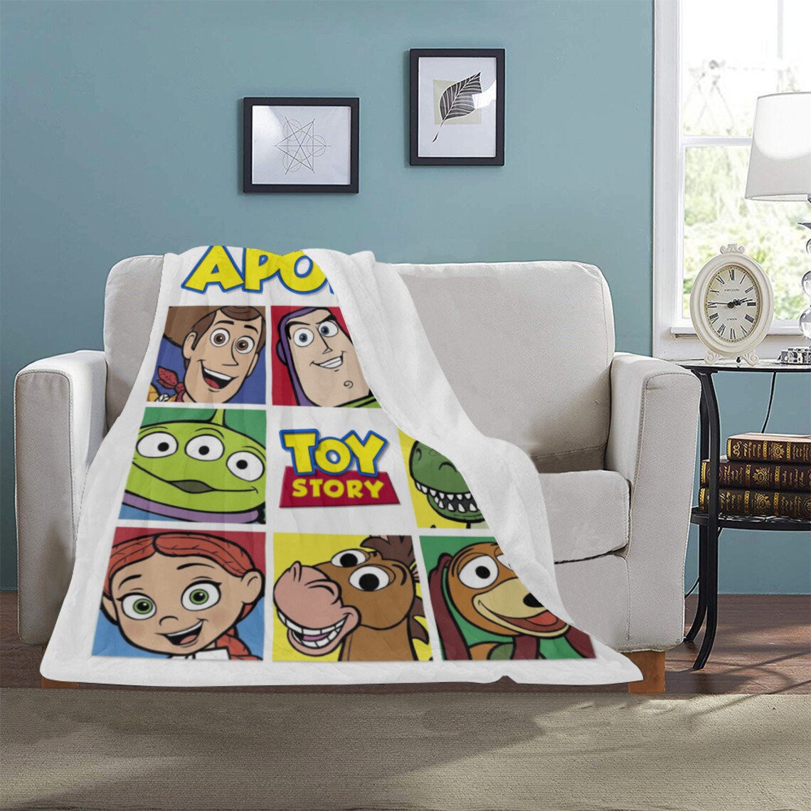 Toy Story Blanket Personalized Toy Story Fleece with name Etsy