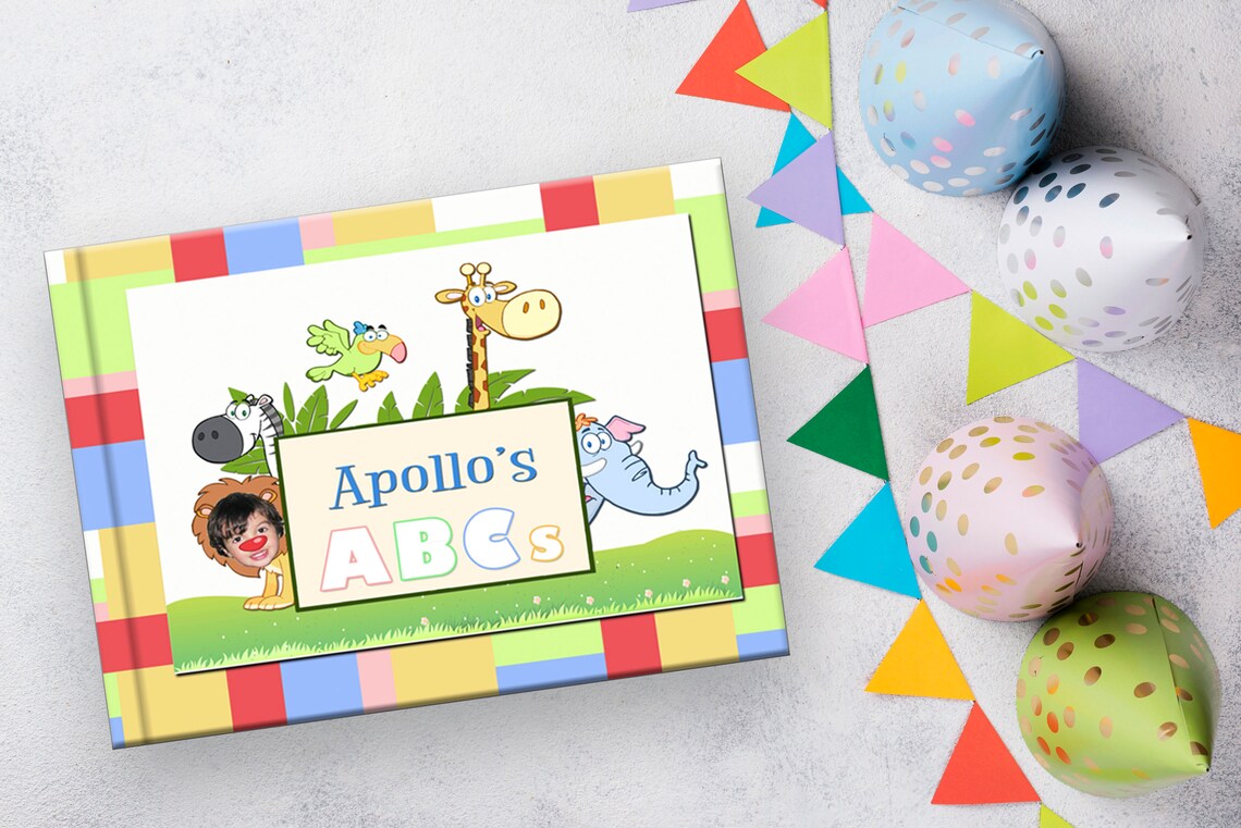ABC book for kids Personalized book with photo Personalized Etsy