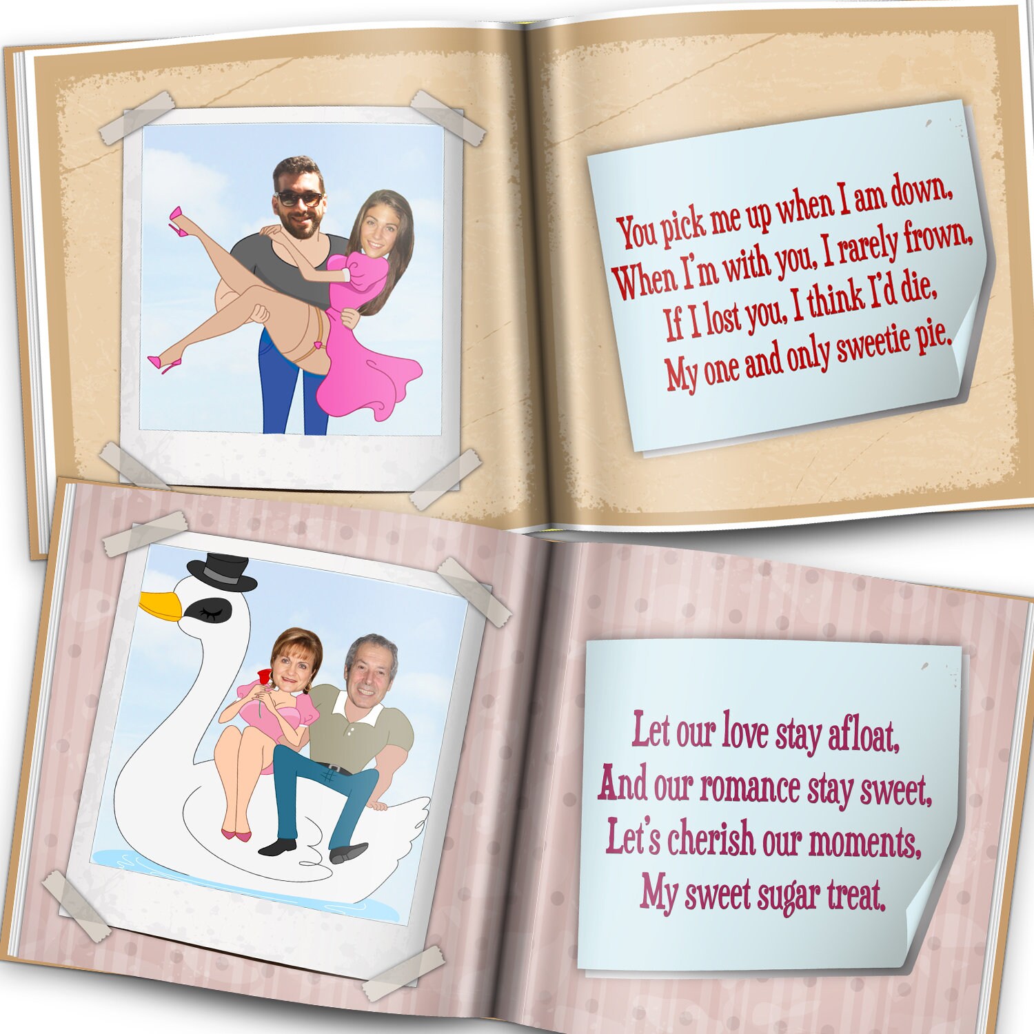 the-love-book-personalized-book-for-adults-wedding-gift-etsy