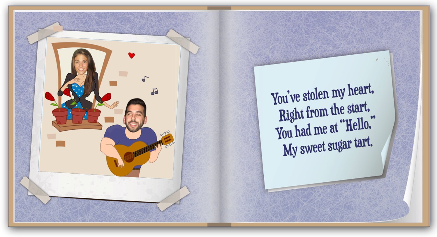 The Love Book Personalized book for adults Wedding Gift Etsy