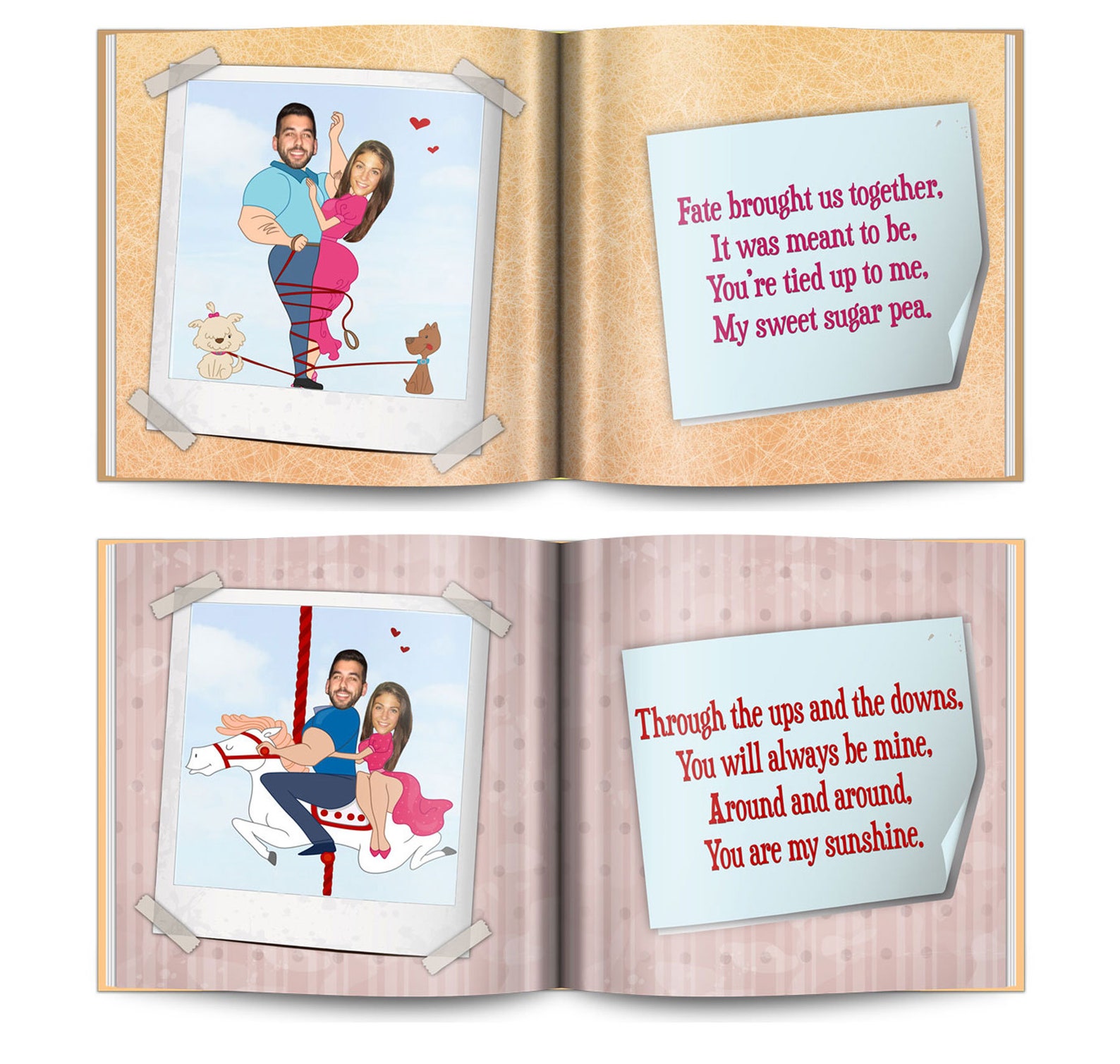 The Love Book Personalized book for adults Wedding Gift Etsy