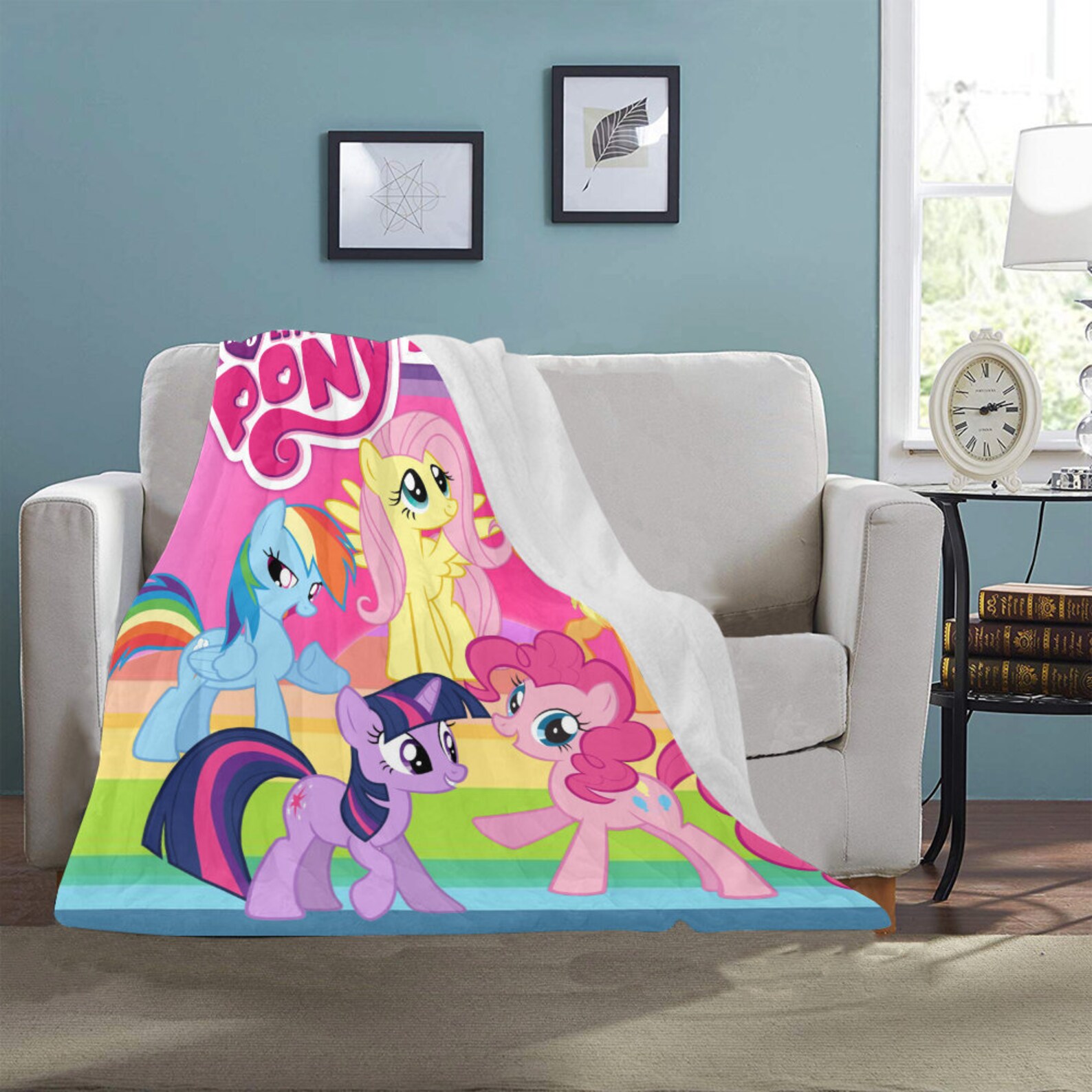 My Little Pony Blanket Custom Gift for girls My Little Pony Etsy