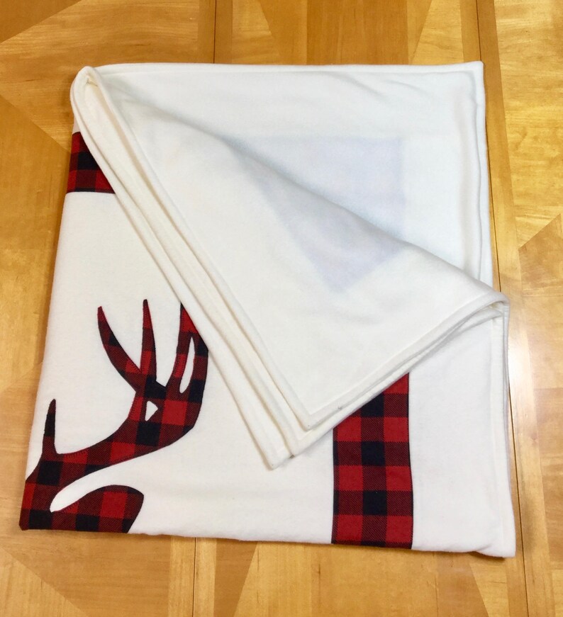 Deer blanket lap blanket baby blanket woodland blanket Etsy