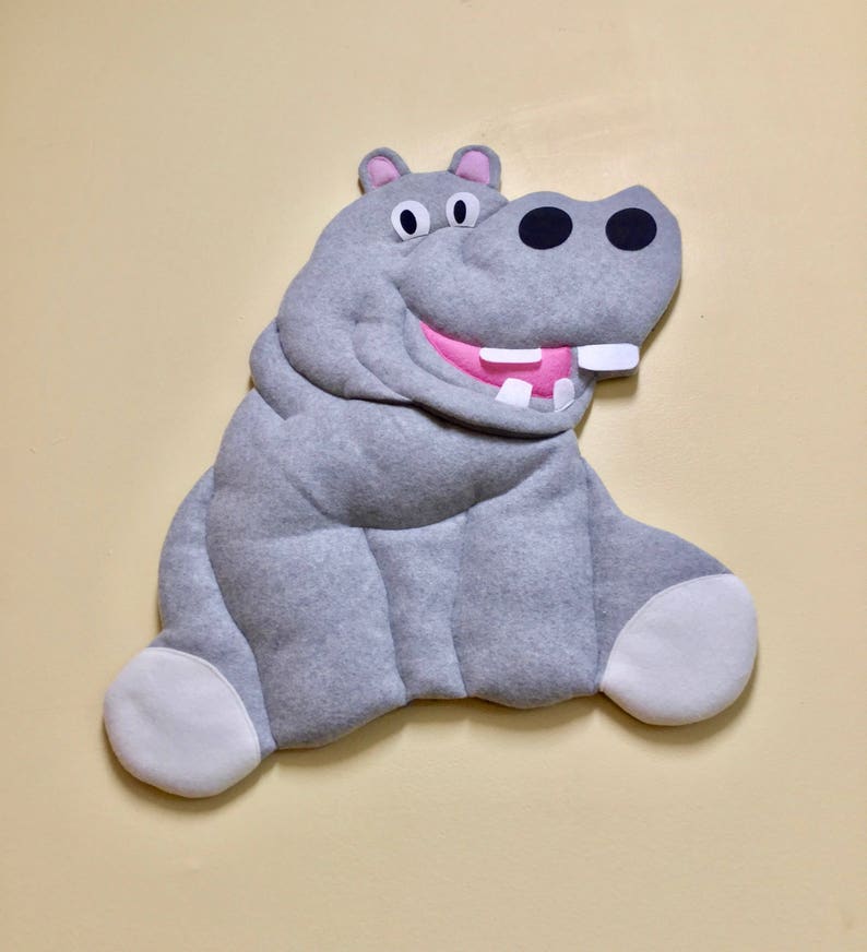 Hippo decal stuffed animal wall decals hippo wall art new Etsy