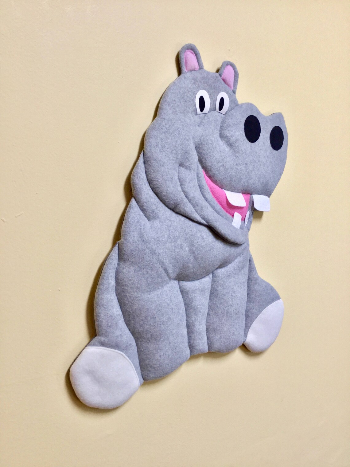 Hippo decal stuffed animal wall decals hippo wall art new Etsy