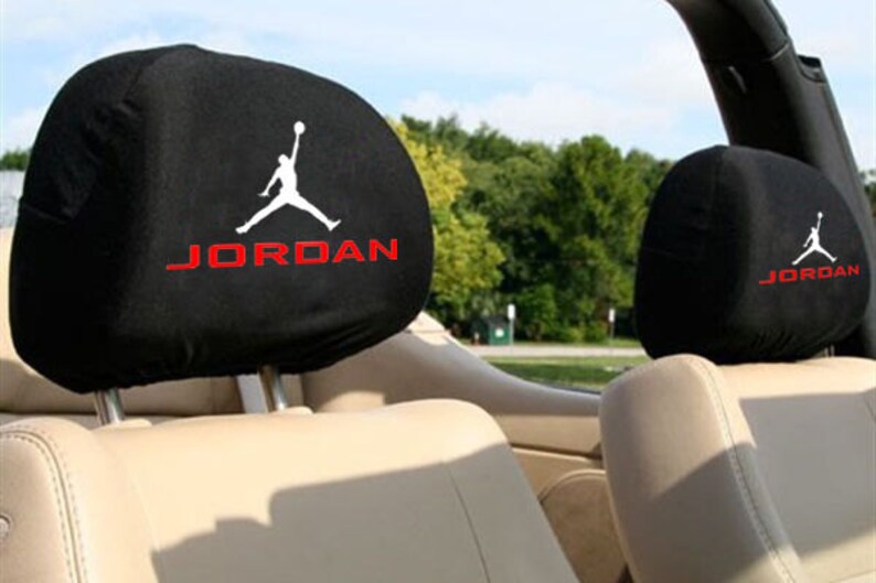 Air Jordan Auto Suv Head Rest Covers