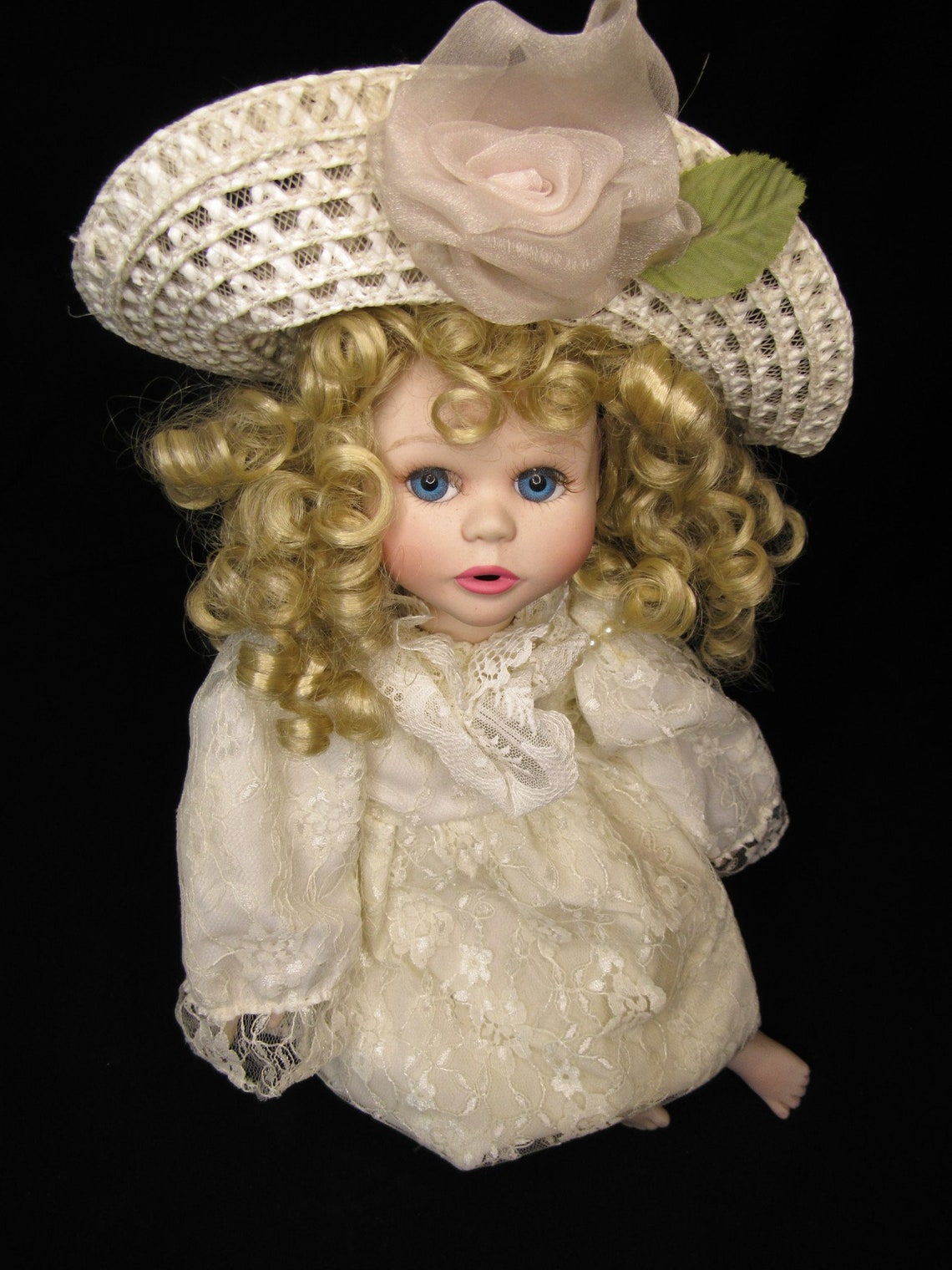 AshtonDrake Galleries Alicia Porcelain Girl Doll Etsy