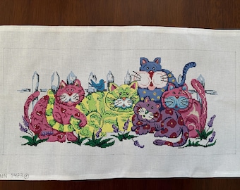 Colorful Cats - Patti Mann Designs