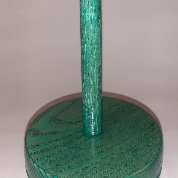 Yarn Butler (Oak Wood/Turquoise Stain)