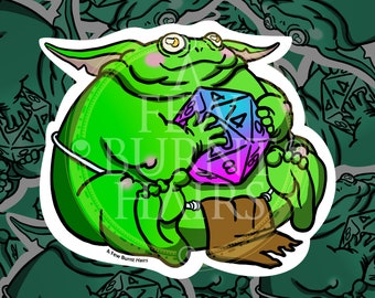 Chonk Goblin Sticker | Dungeons & Dragons Monster Stickers | Cute Chunky DnD Monster Stickers