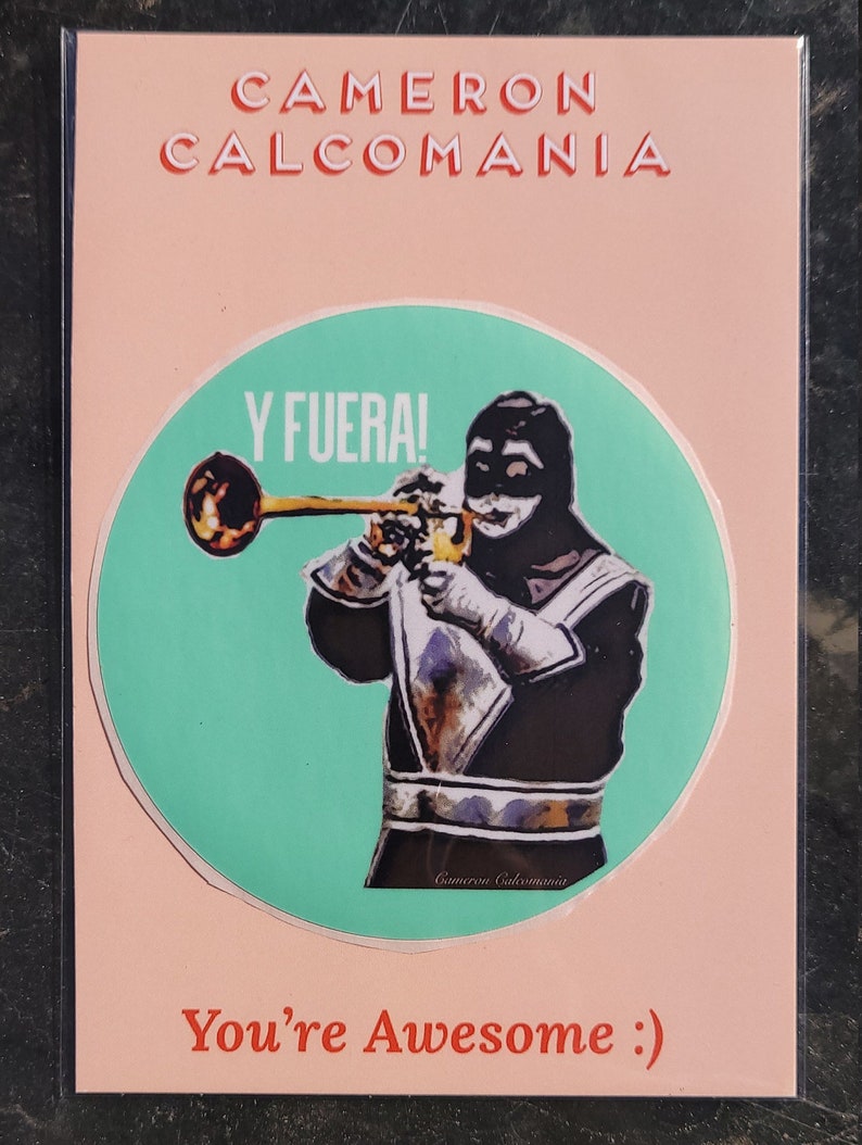 El Chacal Y fuera sticker. Sabado gigante el chacal. Cameron Etsy