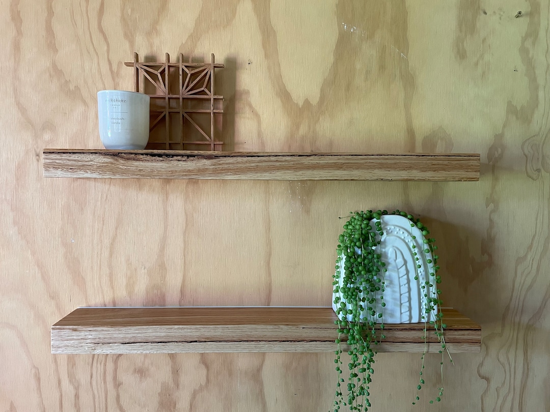 Floating Timber Shelves Tasmanian Oak Timber Ledge Etsy Australia