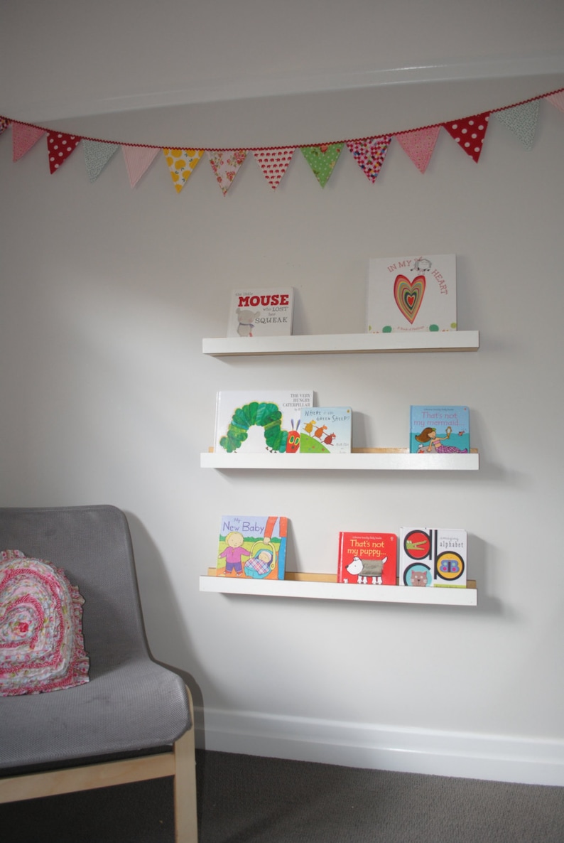 Picture ledge plywood shelf ledge bookshelf Etsy