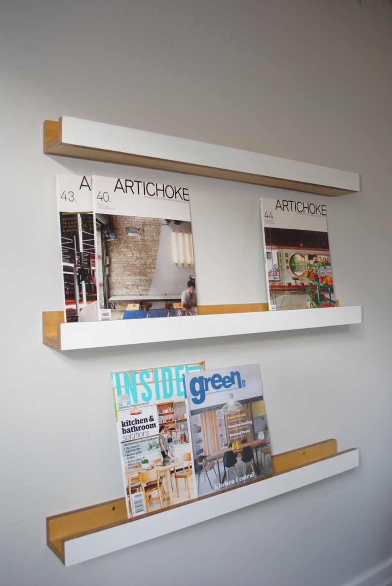 Picture ledge plywood shelf ledge bookshelf Etsy