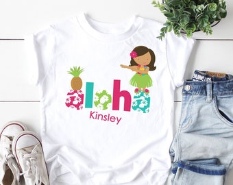 Luau Shirt , personalized luau shirt for girls , personalized luau shirt , personalized luau t shirt , Hawaiian birthday shirt , aloha shirt