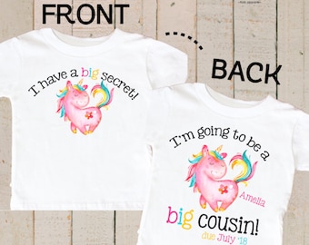 Cousin Shirts for Any Age with Unicorn 