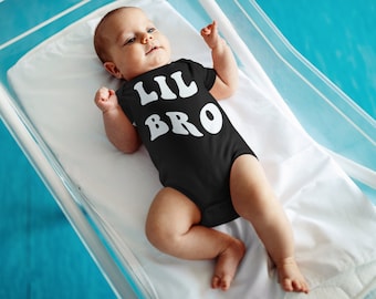 Little Brother Announcement Shirt, Bodysuit For Little Bro, Baby Shower Gift Boy
