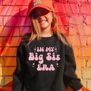 big sis era sweatshirt • trendy big sister shirt • big sister gift • kids sweatshirt • sweatshirt toddler