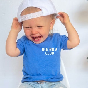 Big Brother Shirt, Boys T-Shirt, Big Bro Club, Big Brother announcement shirt, Toddler Tshirt, Gift For New Big Brother To Be, Trendy Shirt