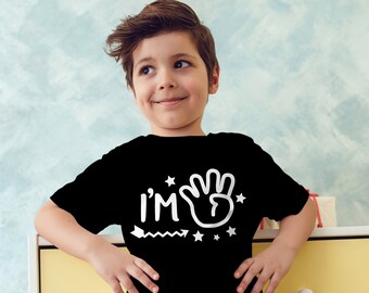4th Birthday Shirt , Birthday Shirt For 4th Birthday , 4th Birthday Shirt For Kids , I'm 4 Shirt , Fourth Birthday Shirt , Fourth Birthday