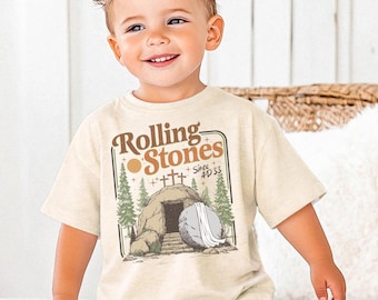 Toddler Easter Shirt Boy • He Is Risen Kids Shirt • Christian Easter Outfit • Empty Tomb Religious Tee • Boys Easter Sunday Shirt