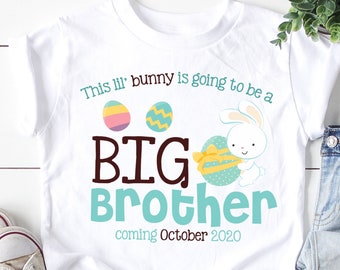 Big Brother Shirt for Easter , Easter Big Brother Shirt , Personalized Big Brother shirt , big brother tshirt , Easter Bunny tshirt