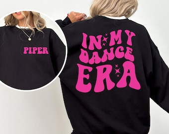 Trendy ' In my dance era ' Sweatshirt - Kids And  Women's Crewneck - Cheer Shirt - Oversized Sweatshirt