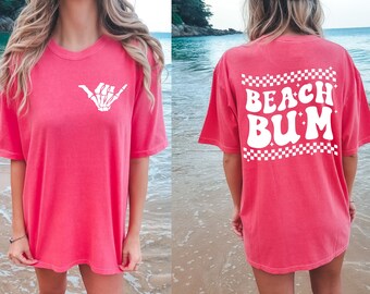 Beach Shirt, Summer tshirts,  Trendy Shirts, Shirts For Women, Beach Bum Shirt, Comfort Colors TShirt