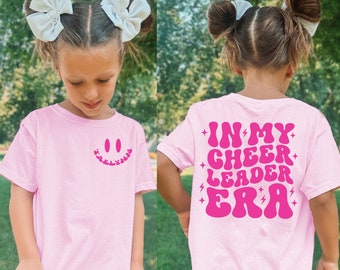 Cheerleader Shirt, Girls Shirt, Back To School Gift, Cheer era shirt, Cheerleading Era Shirt For Girls, Comfort Colors