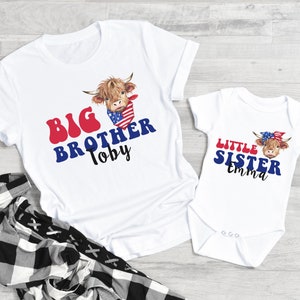 Brother and sister 4th of july outfits best sale