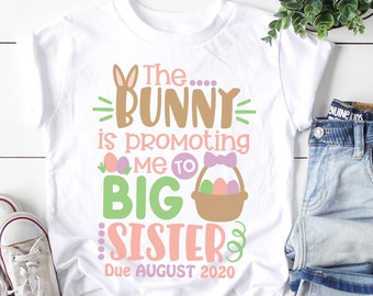 Big Sister Shirt , Personalized Big Sister Shirt , Easter Big Sister Announcement Shirt , Big Sister Announcement Shirt , Easter Shirts