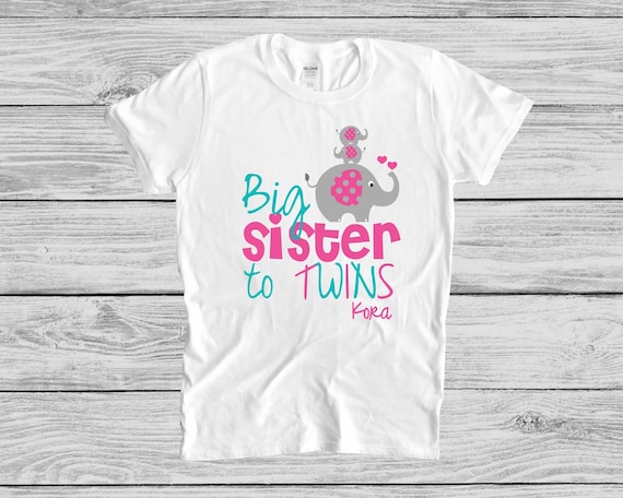 Personalized big top sister shirts