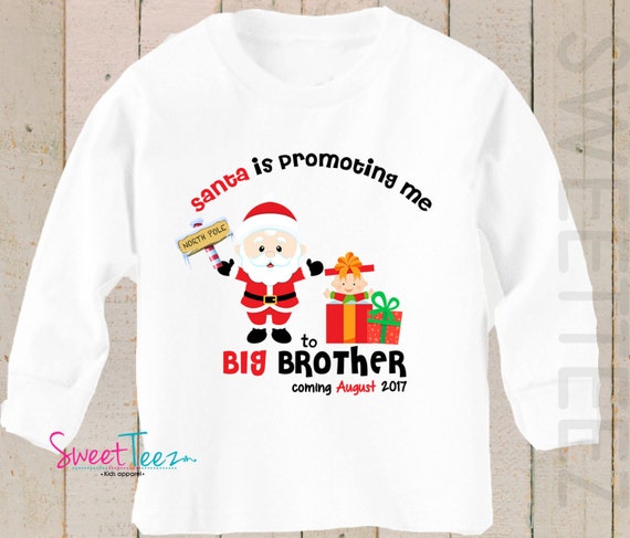 Christmas Big Brother Shirt LONG SLEEVE 