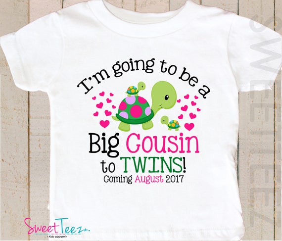 big sister to twins shirt