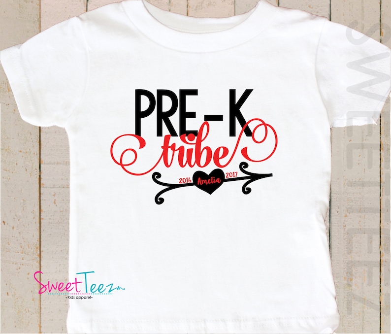 Prek Shirt Girl Arrow Kids Shirt Prek Tribe Shirt Back to Etsy