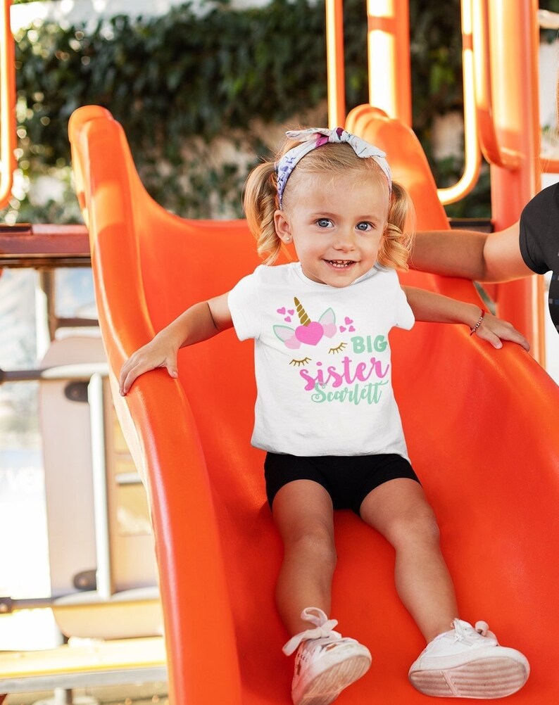 Big Sister Shirt Big Sister Gift Big Sister Announcement Etsy
