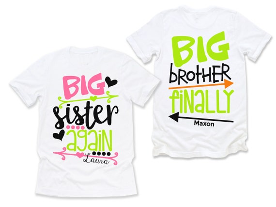 Big Brother Finally Pregnancy Announcement Sibling T Shirt Big Brother Finally Pregnancy Announcement Sibling T Shirt