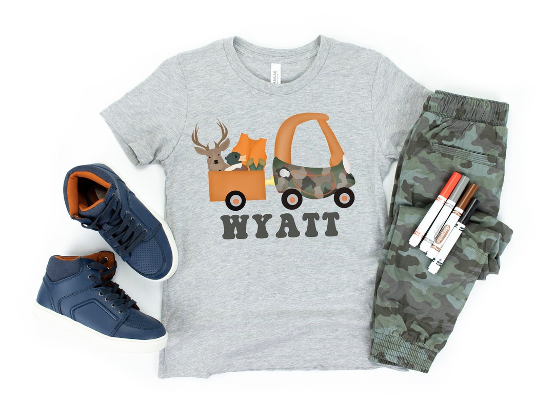 Hunting Shirt, Personalized Hunting Shirt for Boy, Toddler Boy Hunting