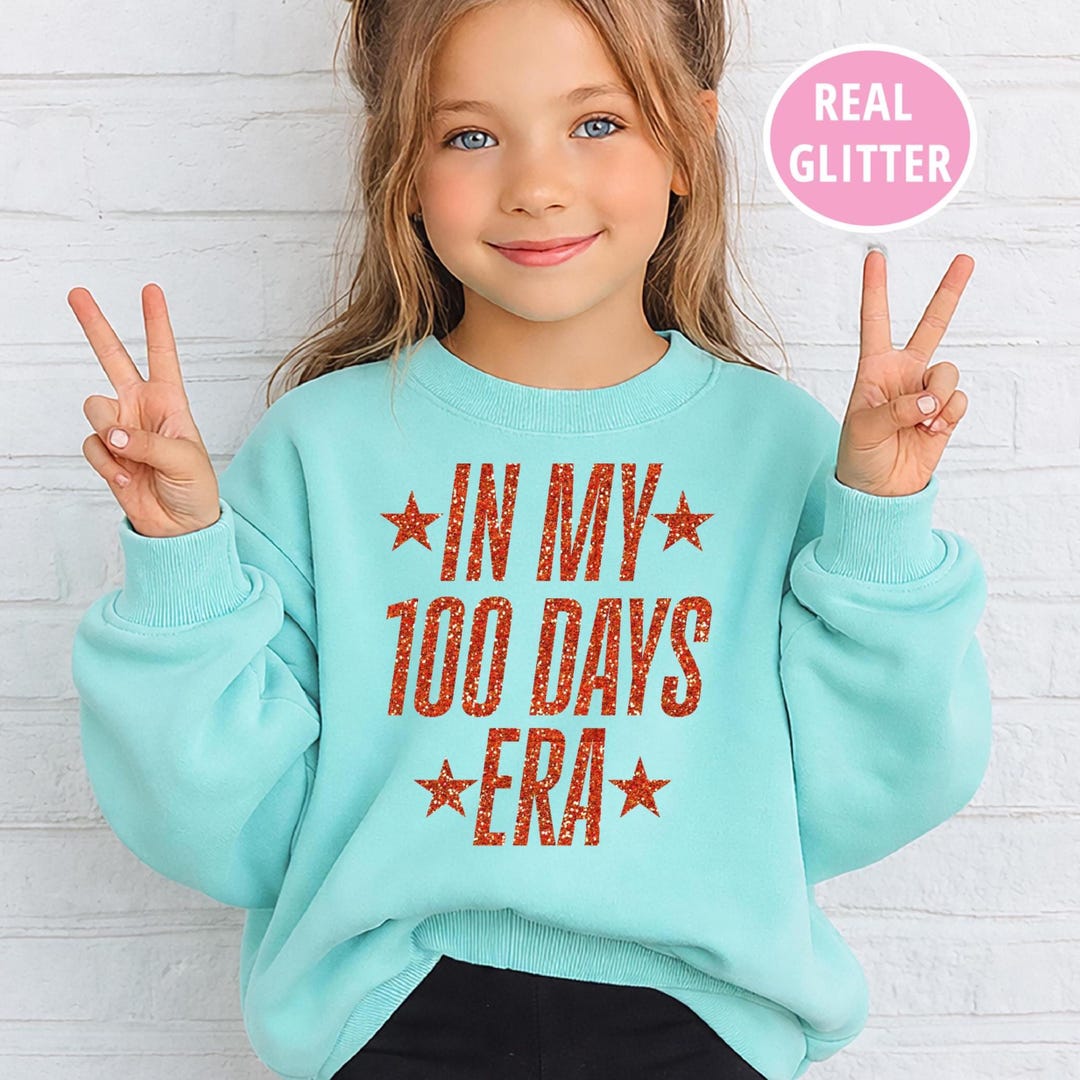 100 Days of School Shirt • Girl 100th Day Outfit • in My 100 Days Era ...