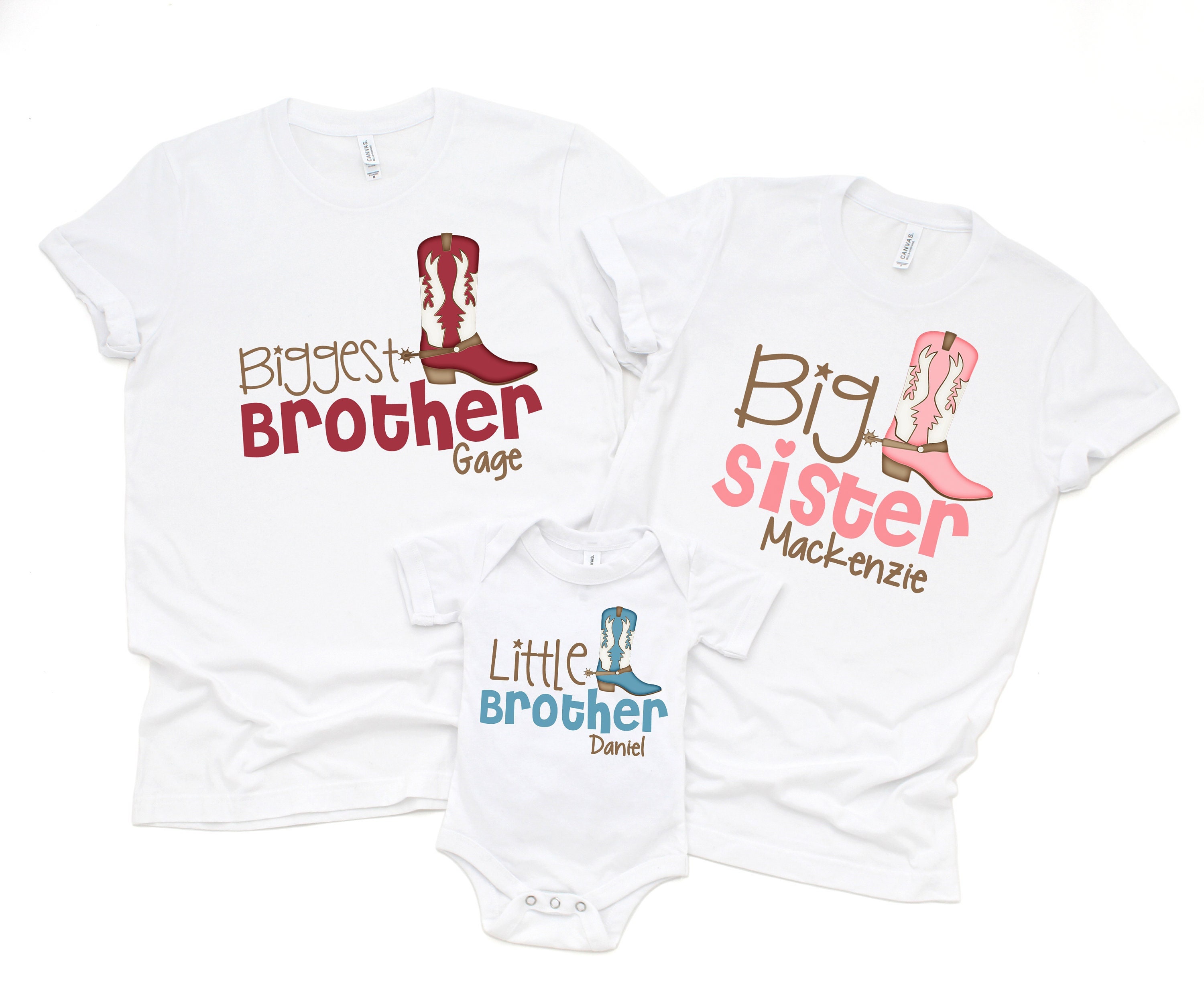 Grootste Big en Little Brother shirt Kleding Jongenskleding Tops & T-shirts 