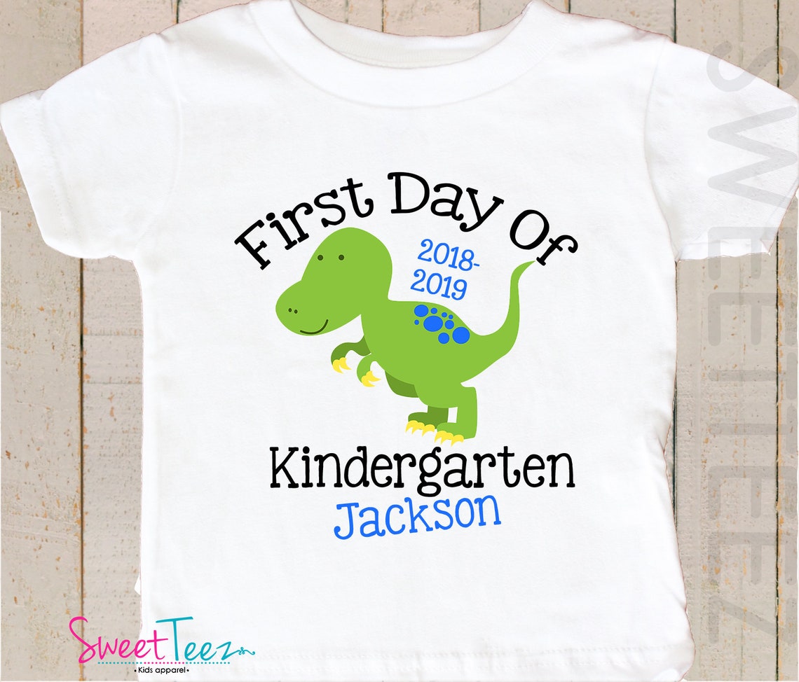 Pre k shirt boy first day of pre k shirt personalized etsy